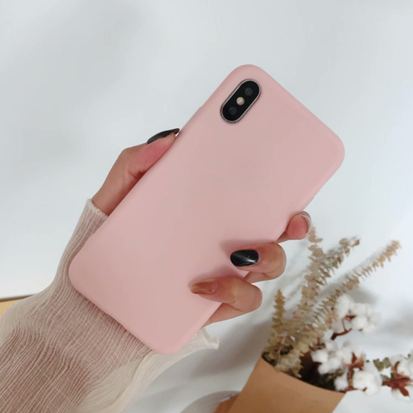 Accessories - 💕 Pink iPhone Case slim 7 8 Plus X XS XR Max